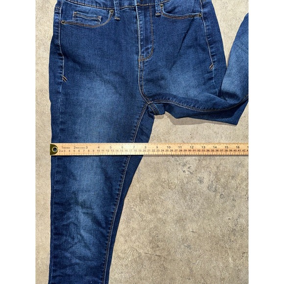 Mudd Jeans Women's Size 3 Blue Denim High-Rise Legging FLX Stretch Flat Front - Picture 6 of 12